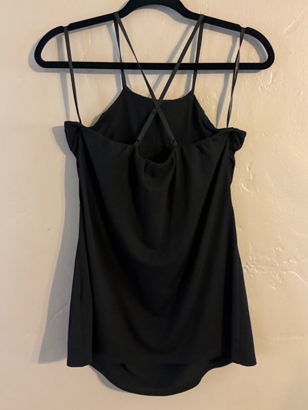 White House Black Market Black Beaded Halter Camisole - Picture 3 of 4